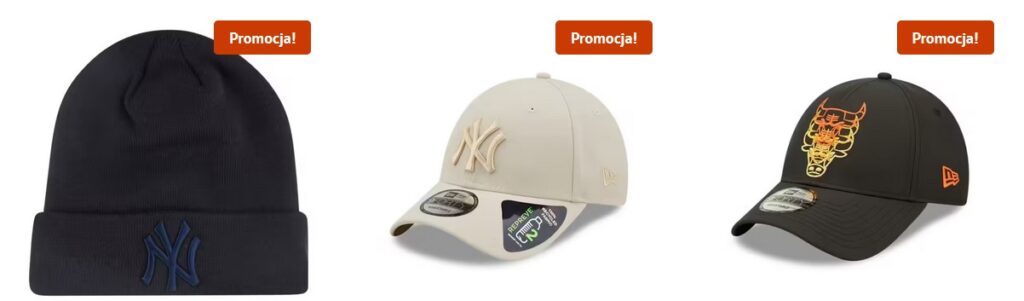 czapki new era baner